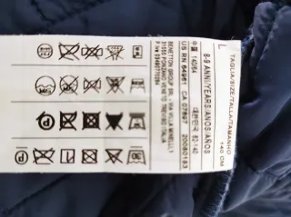 Chaqueta acolchada azul niño,talla 8/9