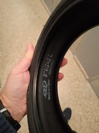 Rueda cubierta y cámara patinete eléctrico xioami