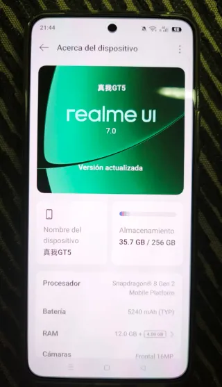 Realme GT 5 Gris 12/256 GB