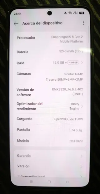Realme GT 5 Gris 12/256 GB