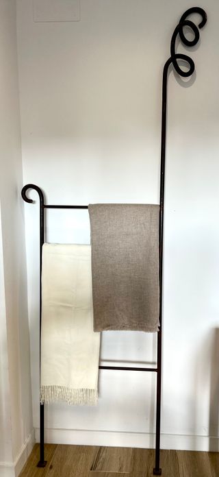 Escalera decorativa de hierro forjado