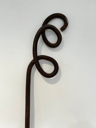 Escalera decorativa de hierro forjado