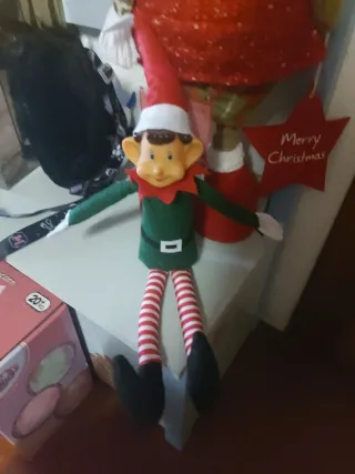 Elfo di Natale Nuovo con Etichetta