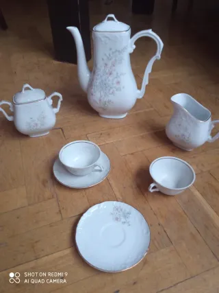 Vajilla café de porcelana