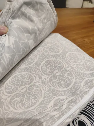 3 Fundas Nórdica Estampada y blanco