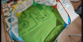 Piscina de bolas para niños con 600 bolas