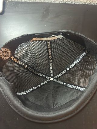 Gorra Chrome Hearts Negra Ajustable