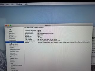 Mac Mini 2010 8GB RAM SSD 512GB Lector