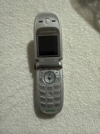 Teléfono Móvil Motorola Plata y Negro