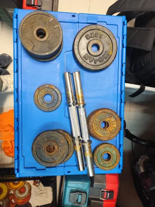 Discos y barras de pesas