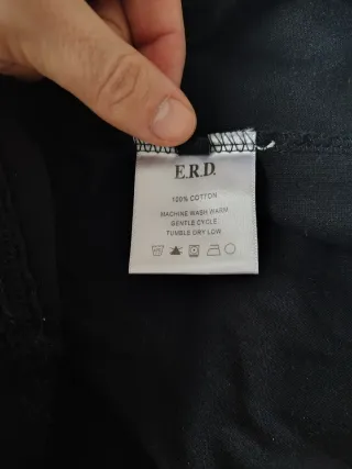 Camiseta ERD Negra Talla M