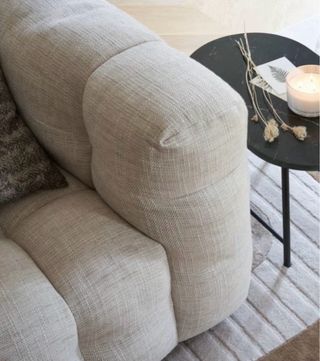 Sofá 3/4 plazas beige Maisons du Monde