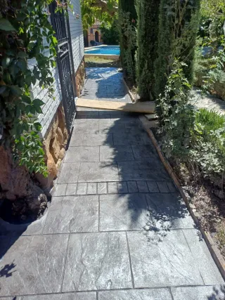 Suelo de hormigón impreso