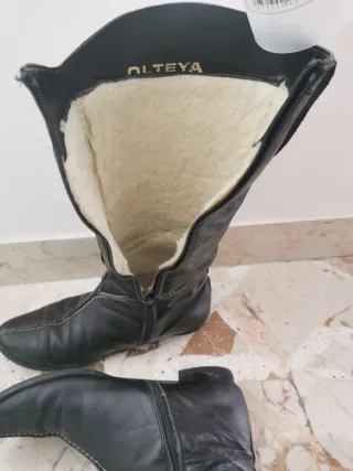 Stivali invernali donna n.38 pelle nera