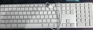 Teclado Apple Plata/Blanco
