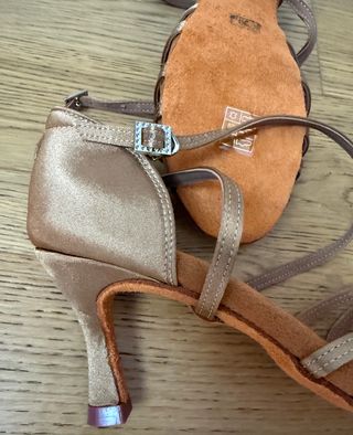 Scarpe da ballo donna oro/bronzo n.39