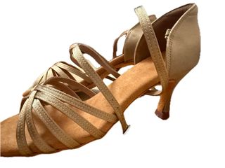 Scarpe da ballo donna oro/bronzo n.39