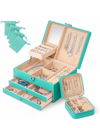 Joyero 3 niveles y joyero viaje