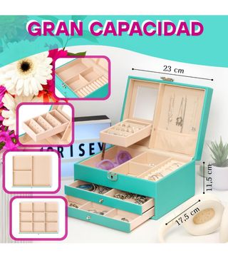 Joyero 3 niveles y joyero viaje