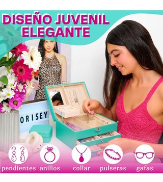 Joyero 3 niveles y joyero viaje