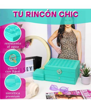 Joyero 3 niveles y joyero viaje