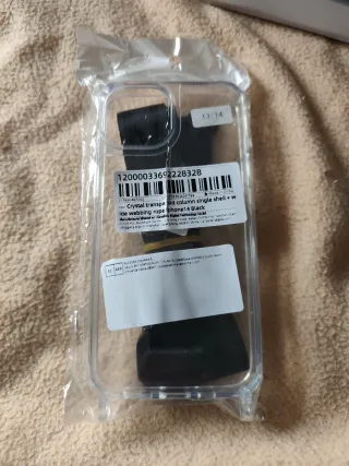 Capa com fita iPhone 13/14 Transparente