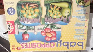 Puzzle Educa Baby Opposites 12 piezas