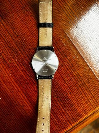 Reloj Baume & Mercier Clásico Negro/Plata