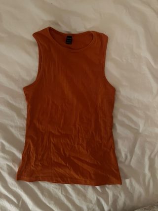 Camiseta SHEIN naranja talla M