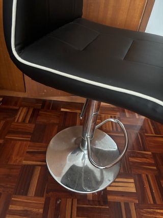 Taburete de Bar Songmics Negro