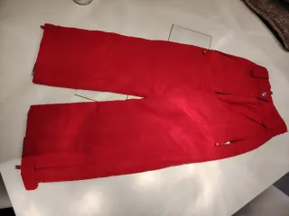 Pantalón Nieve Rojo Talla 5-6 Años