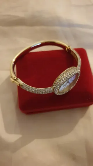 Reloj vintage SUNLIFEX dorado y plateado