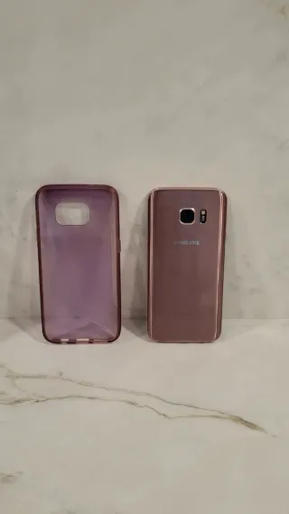 Samsung Galaxy S7 Rosa con funda