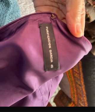 Vestido Morado Purificación García