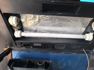 Acuario Negro y Transparente