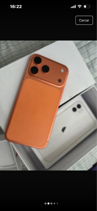 iPhone 17 Pro Max Rose Gold/Blanco con Garantía
