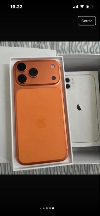 iPhone 17 Pro Max Rose Gold/Blanco con Garantía