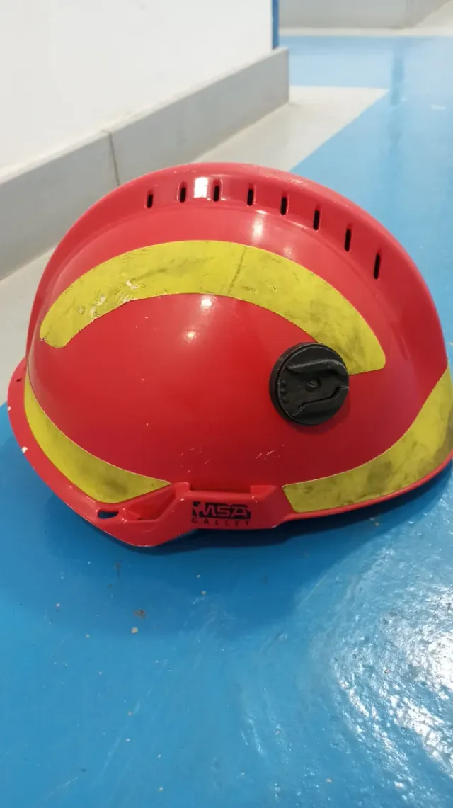 Casco Bomberos msa Gallet F2 Rojo bombero