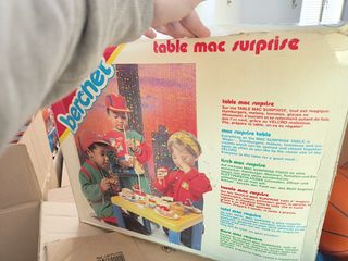 Mesa Hamburguer juguete vintage BERCHET años 80