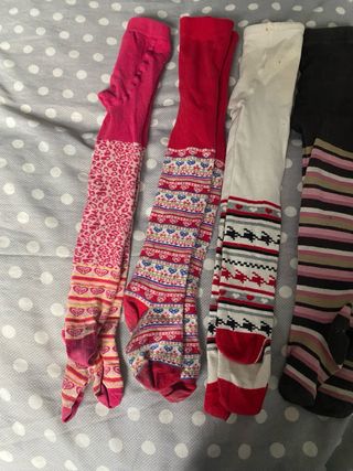 Lote 10 leotardos niña