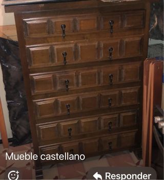 Mueble castellano sinfonier madera