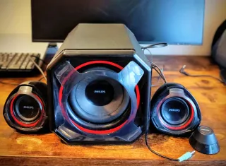 Altavoces Philips SPA5300/10 Multimedia 2.1 Negro