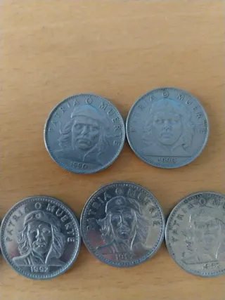 Colección 7 monedas Patria y Muerte