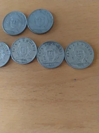 Colección 7 monedas Patria y Muerte
