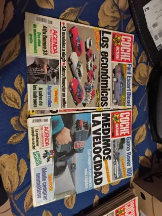 Revistas coche actual años 90 y 80