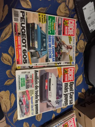 Revistas coche actual años 90 y 80
