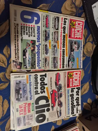 Revistas coche actual años 90 y 80