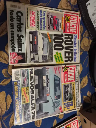 Revistas coche actual años 90 y 80