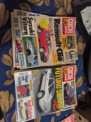 Revistas coche actual años 90 y 80