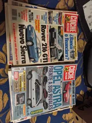 Revistas coche actual años 90 y 80